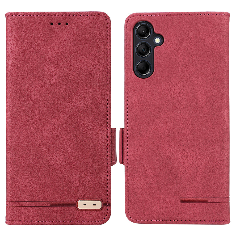 For Samsung Galaxy M14 5G Leather Wallet Phone Case Hardware Decor Flip Stand Cover For Samsung Galaxy M14 5G Leather Wallet Phone Case Hardware Decor Flip Stand Cover